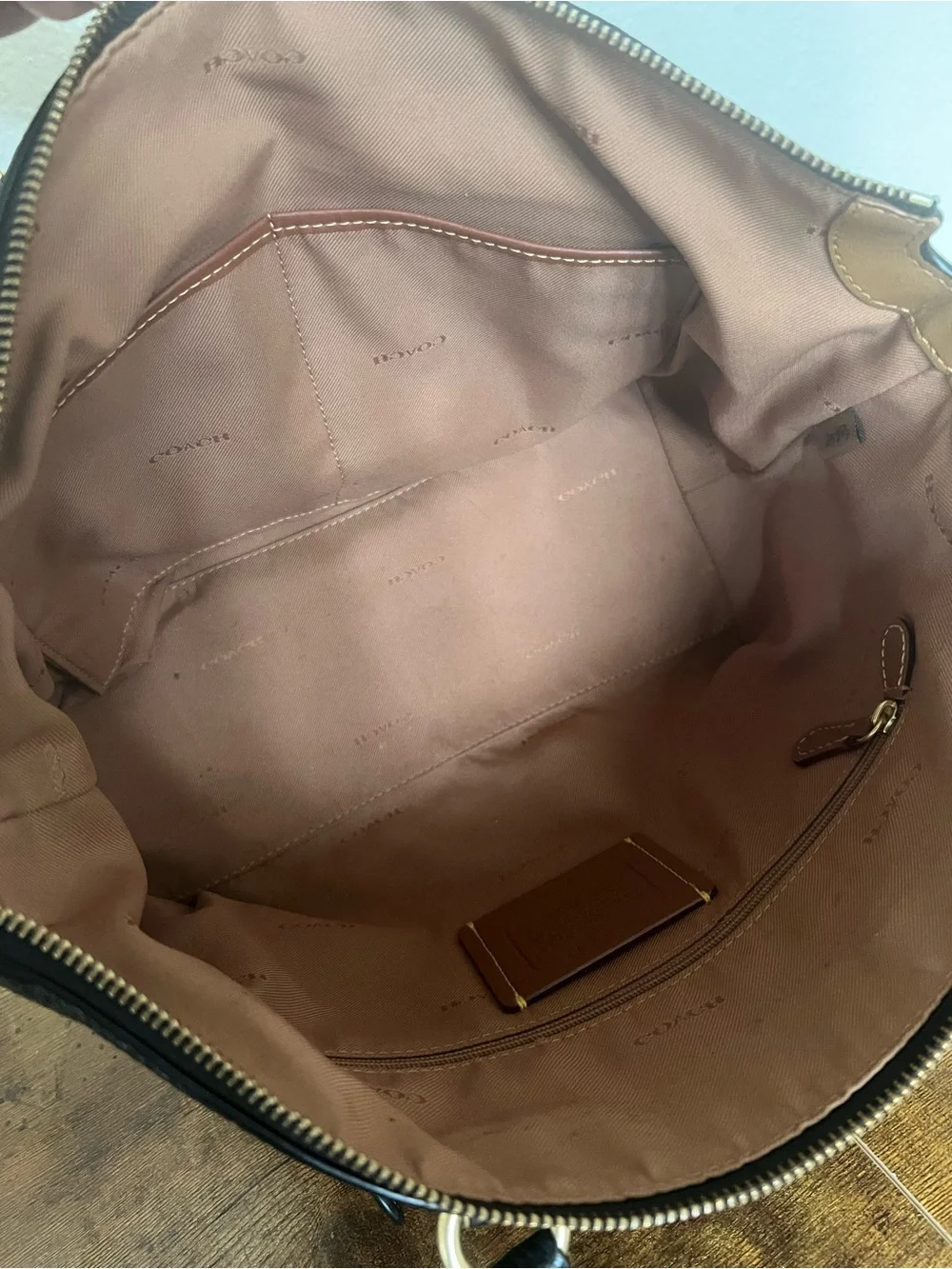 Coach Cara Pebble Leather Satchel